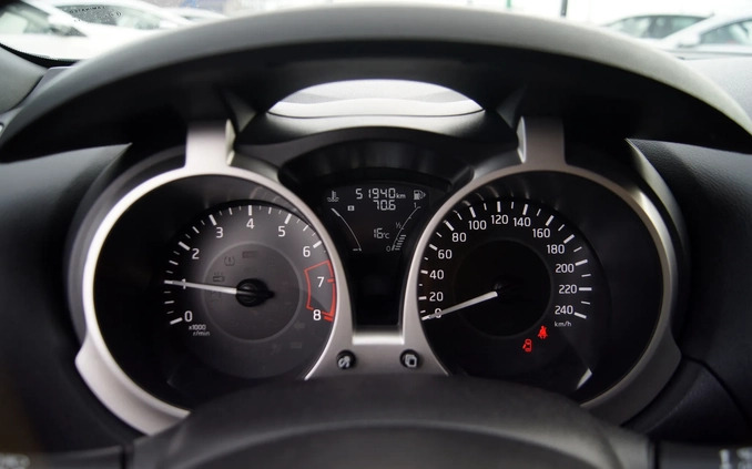 Nissan Juke cena 47900 przebieg: 51940, rok produkcji 2018 z Lubomierz małe 379